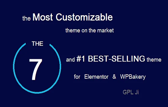 The7 Theme GPL v12.4.0.1 – Responsive Multi-Purpose WordPress Websites